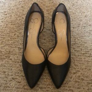 Jessica Simpson, Black heels, Size 8.5 Worn Once